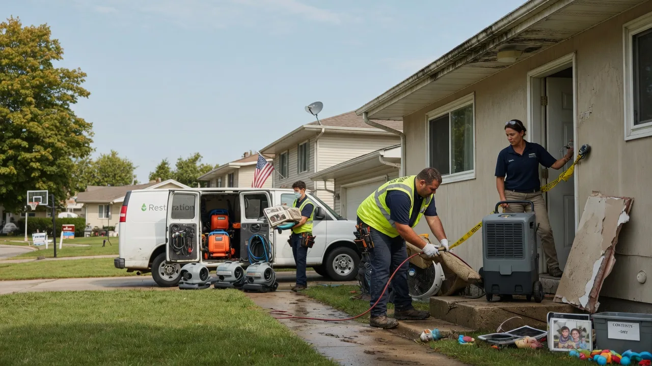 Water Damage Restoration in Laotto, IN near me